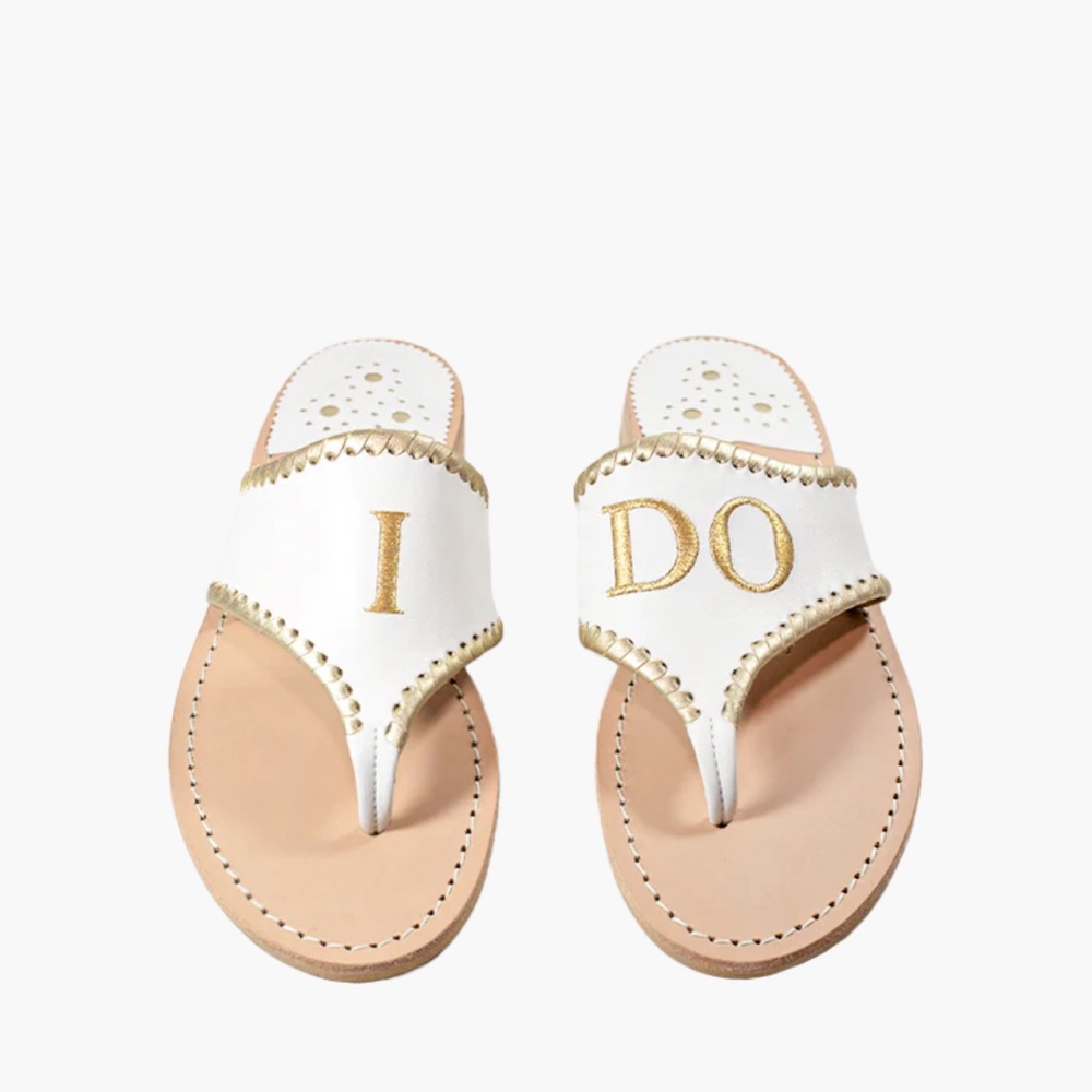 NWOT Jack Rogers I Do Sandal